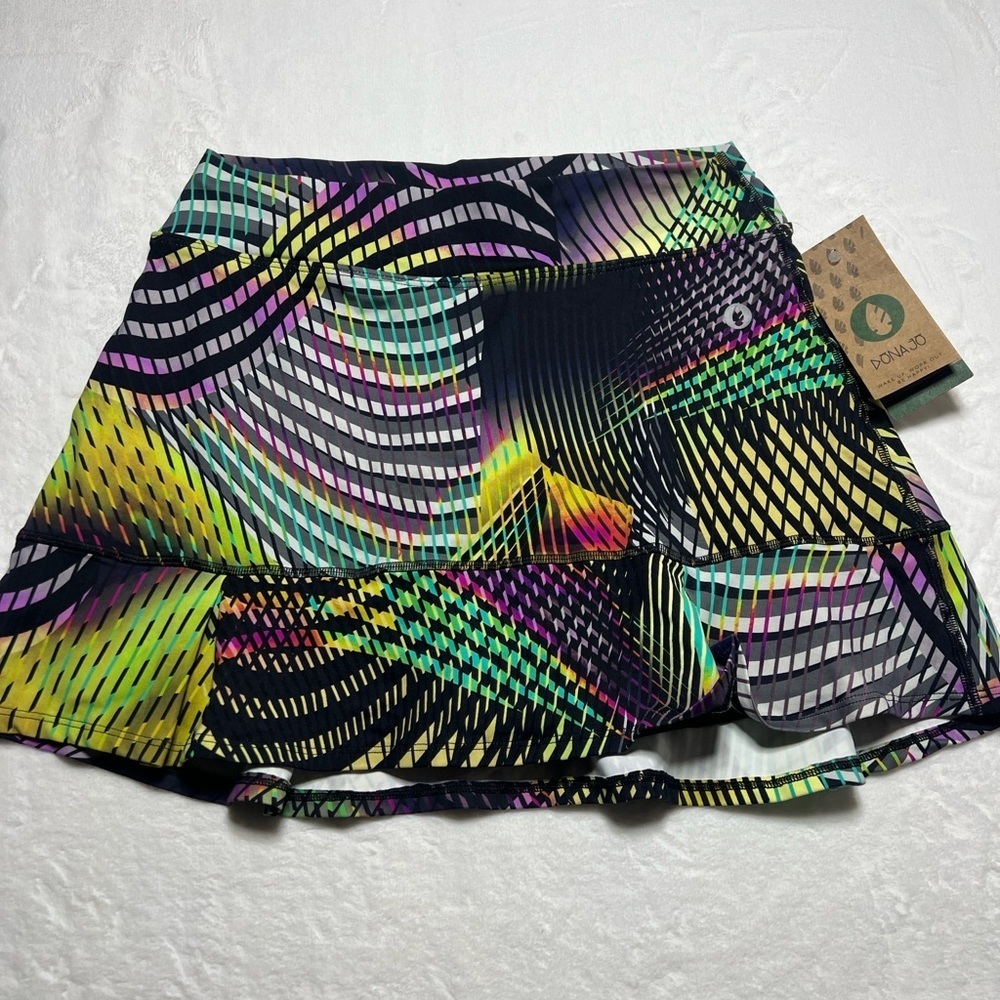 Donajo Colorful Geometric Women's Skirt - Picture 2 of 5